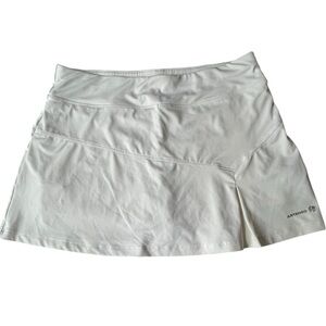 Ladies White Artengo Pickleball Tennis Skirt Skort, Small